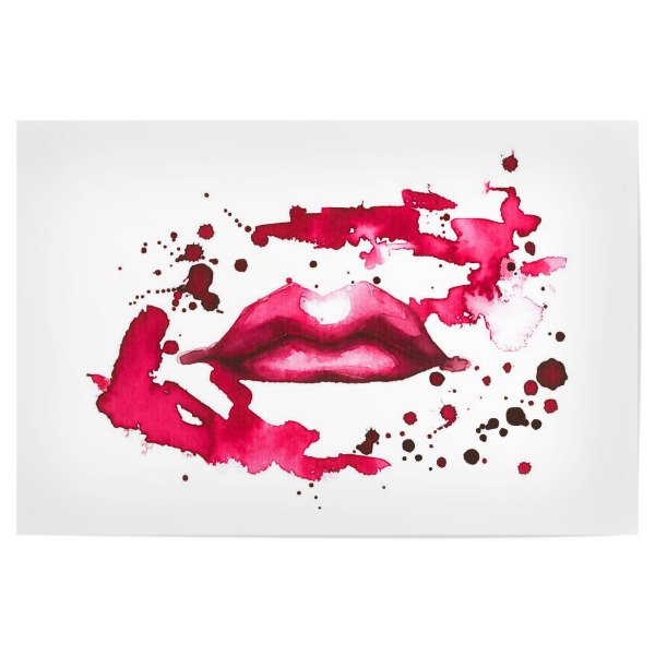 Poster "Mighty Mouth" artboxONE - Abstrakt,Liebe,Streetart
