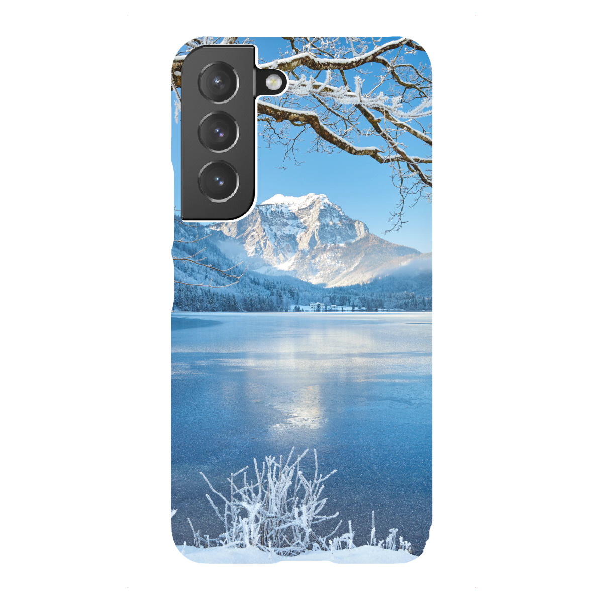 "Langbathsee in Winterstimmung"für Samsung Galaxy - Premium-Case Handyhülle artboxONE
