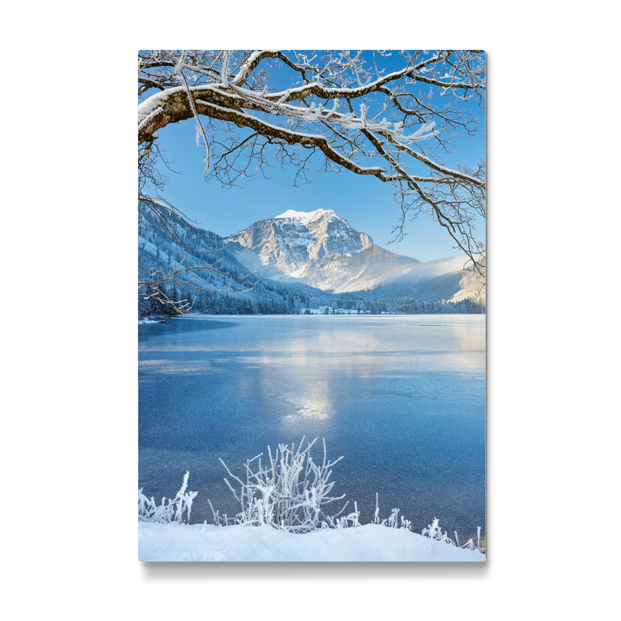 Galerie-Print "Langbathsee in Winterstimmung" 75x50 cm artboxONE