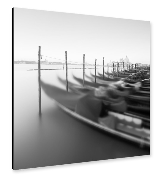 Alu-Dibond "Venedig Gondola Study X" 30x30 cm artboxONE