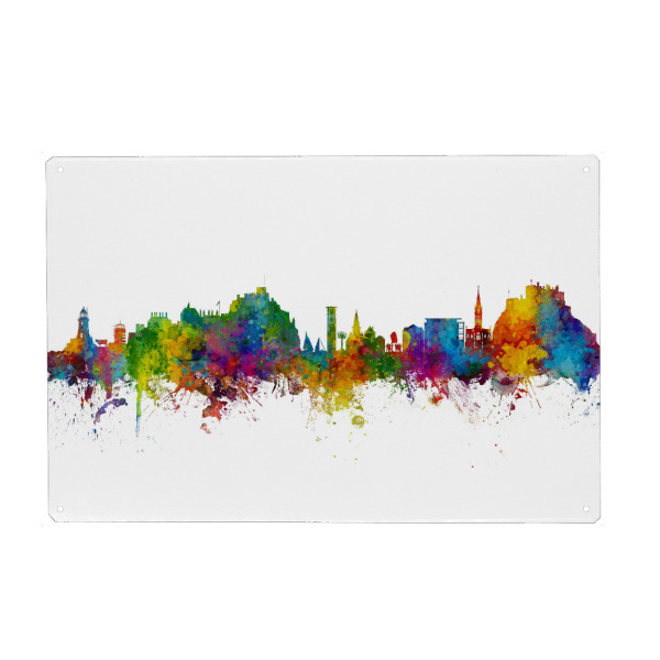 Holzbild "Jersey Channel Islands Skyline" artboxONE - Städte