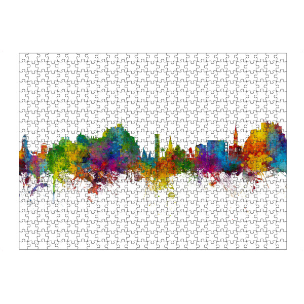 artboxONE Puzzle "Jersey Channel Islands Skyline" artboxONE - Städte