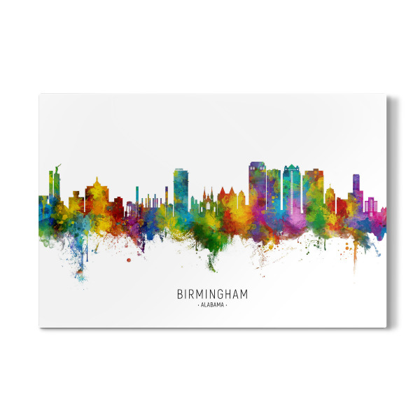 Galerie-Print "Birmingham Alabama Skyline txt" 30x20 cm artboxONE