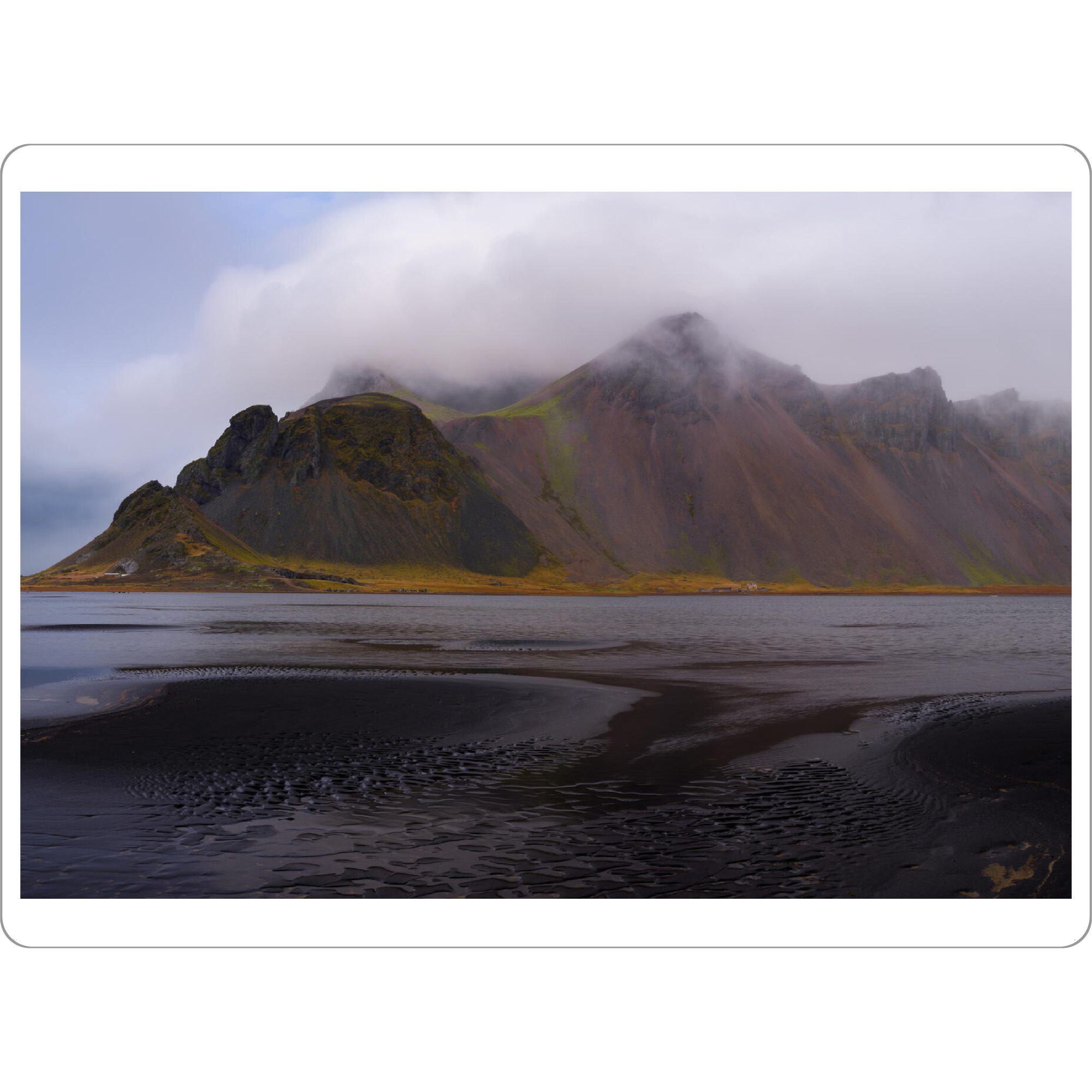 Tischset "Panorama of Stokksnes" artboxONE - Natur,Reise / Strand und Meer