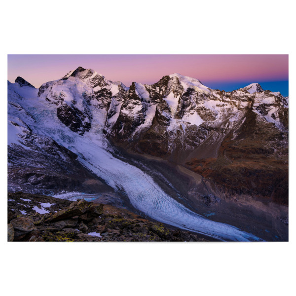 Poster 30x20 cm "Piz Bernina at dawn" artboxONE - Natur