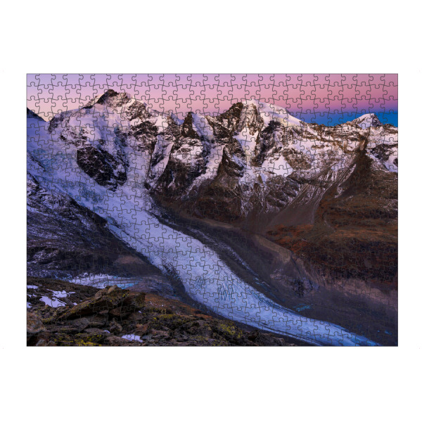 artboxONE Puzzle "Piz Bernina at dawn" artboxONE - Natur