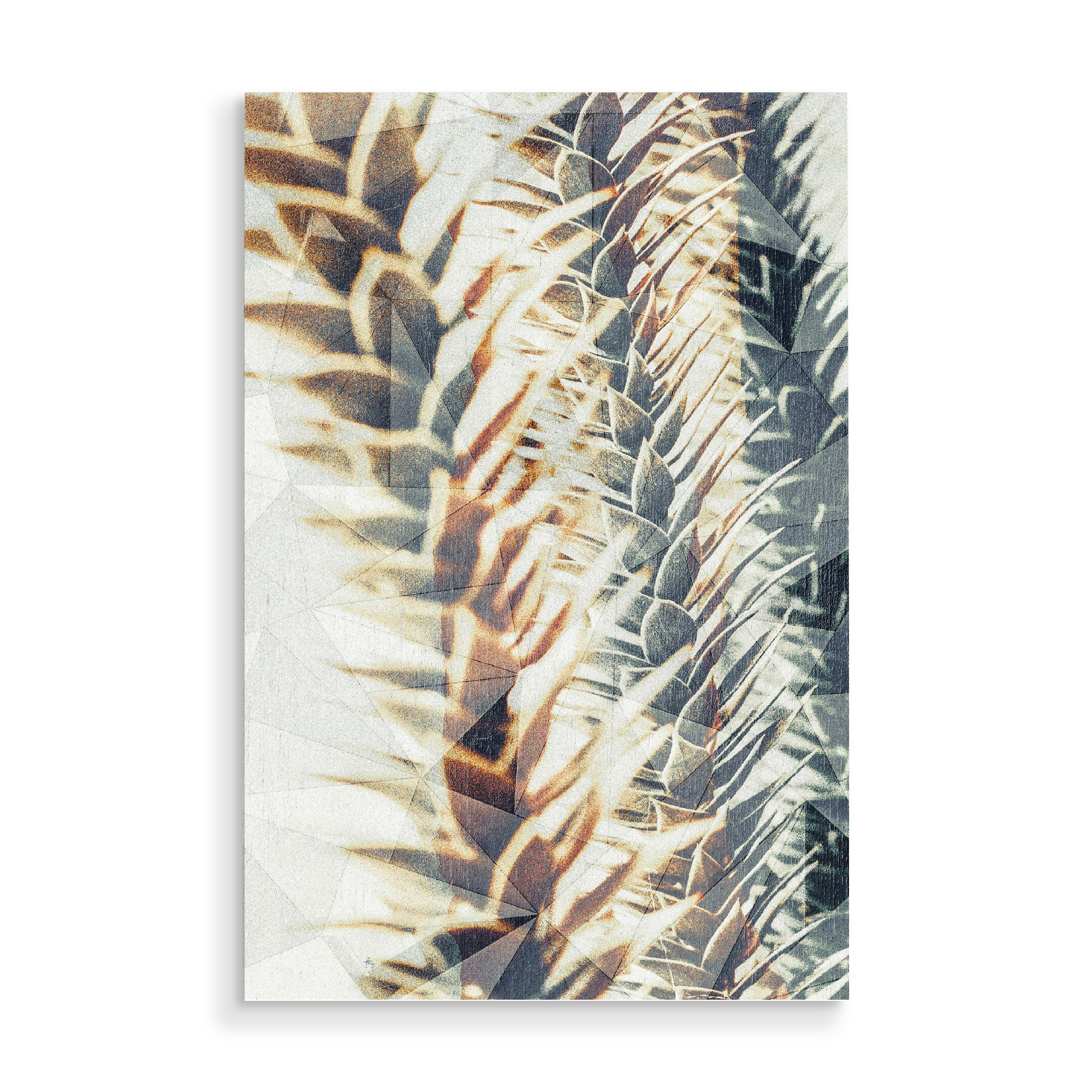 Holzbild "Floral green close up" artboxONE - Natur,Floral,Geometrie
