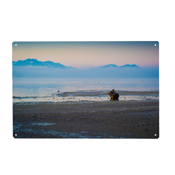 Holzbild "Morgen am Chiemsee" artboxONE - Natur,Reise / Strand und Meer