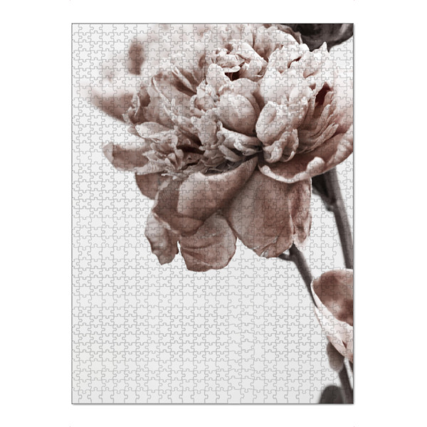 Puzzle Ravensburger "Modern Peony" artboxONE - Natur,Floral - Peony,Floral,Blume,Flower,Botanical,Brauty,Closeup,Nature,Natur - Bild peony