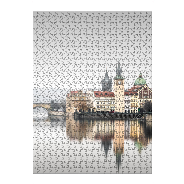 Puzzle Ravensburger "Vltava Study Prag" artboxONE - Städte,Architektur,Reise / Strand und Meer,Reise / Länder,Städte / Prag