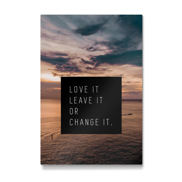 Galerie-Print "Love it - Sunset" 30x20 cm artboxONE