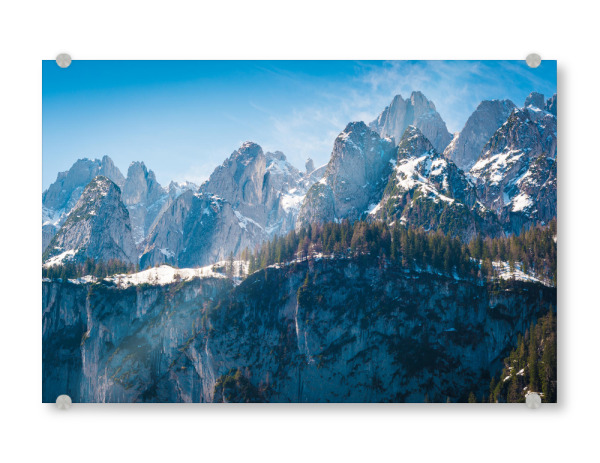 Acrylglasbild "Gipfel am Gosaukamm" artboxONE - Natur