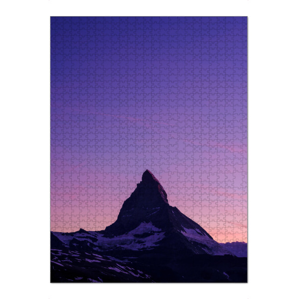 Puzzle Ravensburger "Matterhorn at dusk" artboxONE - Natur