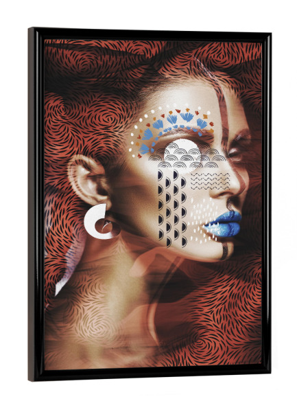 Poster mit schwarzem Rahmen "Salty Water" artboxONE - Abstrakt,Menschen,Geometrie