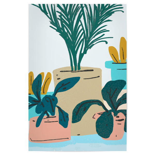 Poster "Little House Plants | Pastel" artboxONE - Natur,Floral