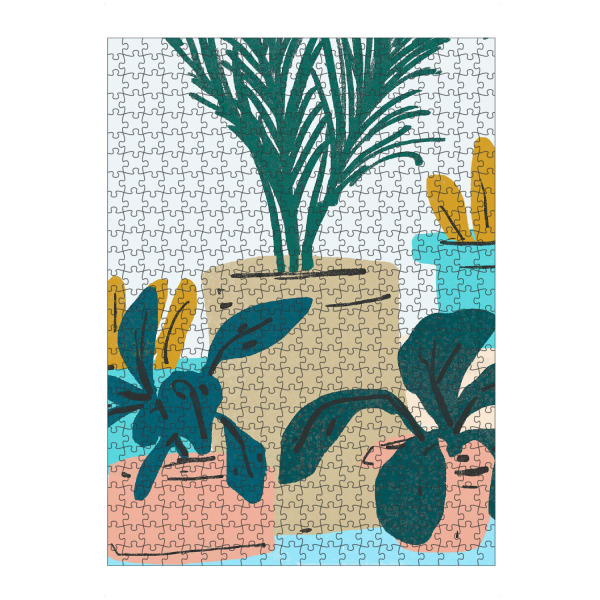 artboxONE Puzzle "Little House Plants | Pastel" artboxONE - Natur,Floral