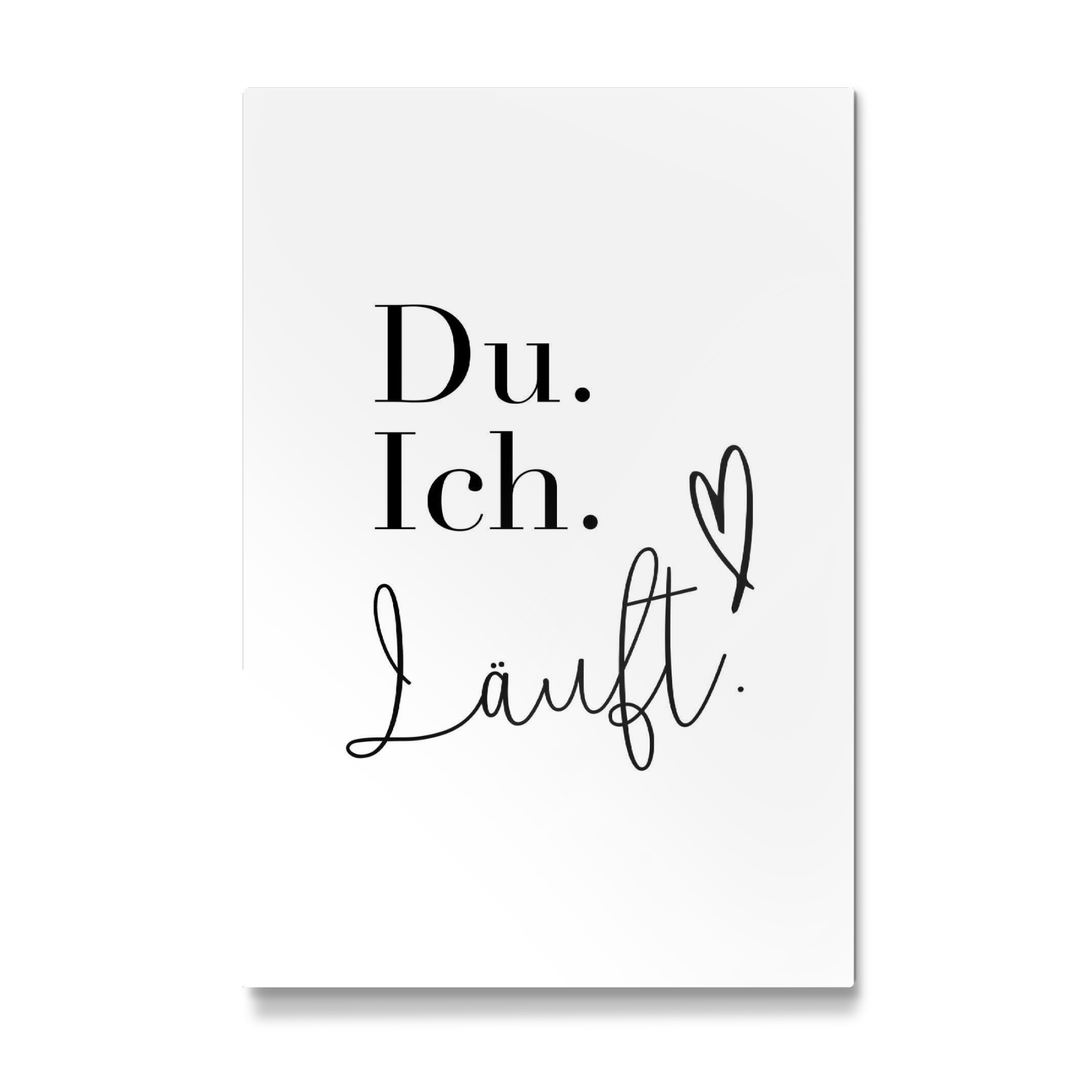Galerie-Print "Du und ich. läuft" 75x50 cm artboxONE