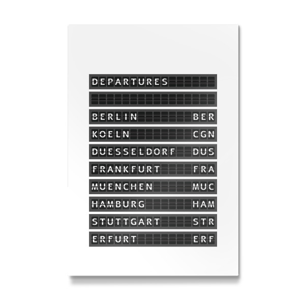 Galerie-Print "Departure Germany" 30x20 cm artboxONE