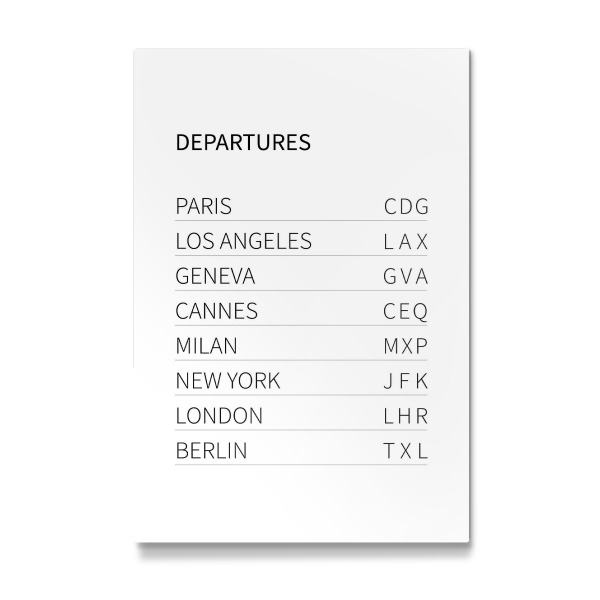 Galerie-Print "Departure bw" 30x20 cm artboxONE
