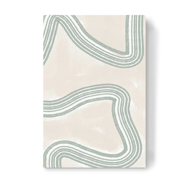 Leinwandbild "Abstracto Twist" artboxONE - Abstrakt - Abstrakte kunst,Minimalistisch,Minimalismus,Khaki,Abstrakt,Abstract,Form,Twist