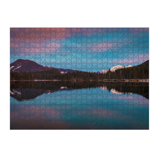 artboxONE Puzzle "Winterabend am Hintersee" artboxONE - Natur