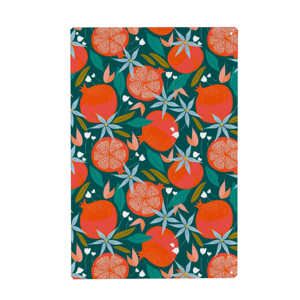 Metall Poster "Summer Pomegranate" artboxONE - Essen & Trinken