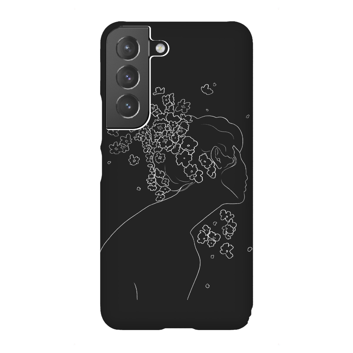 "Minimalistic girl"für Samsung Galaxy - Premium-Case Handyhülle artboxONE