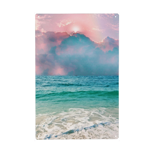 Metall Poster "New Day-II" artboxONE - Natur,Reise