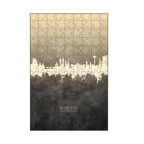 artboxONE Puzzle "Koblenz Germany Skyline Taupe" artboxONE - Städte