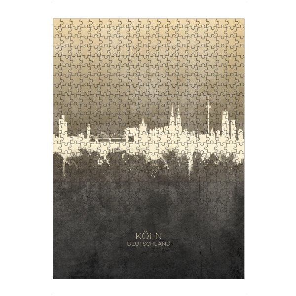 artboxONE Puzzle "Cologne Germany Skyline Taupe" artboxONE - Städte,Städte / Köln