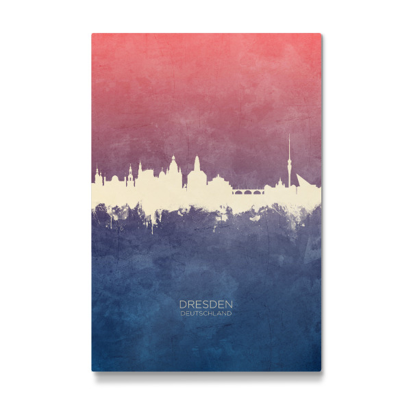 Galerie-Print "Dresden Germany Skyline BlueRose" 30x20 cm artboxONE
