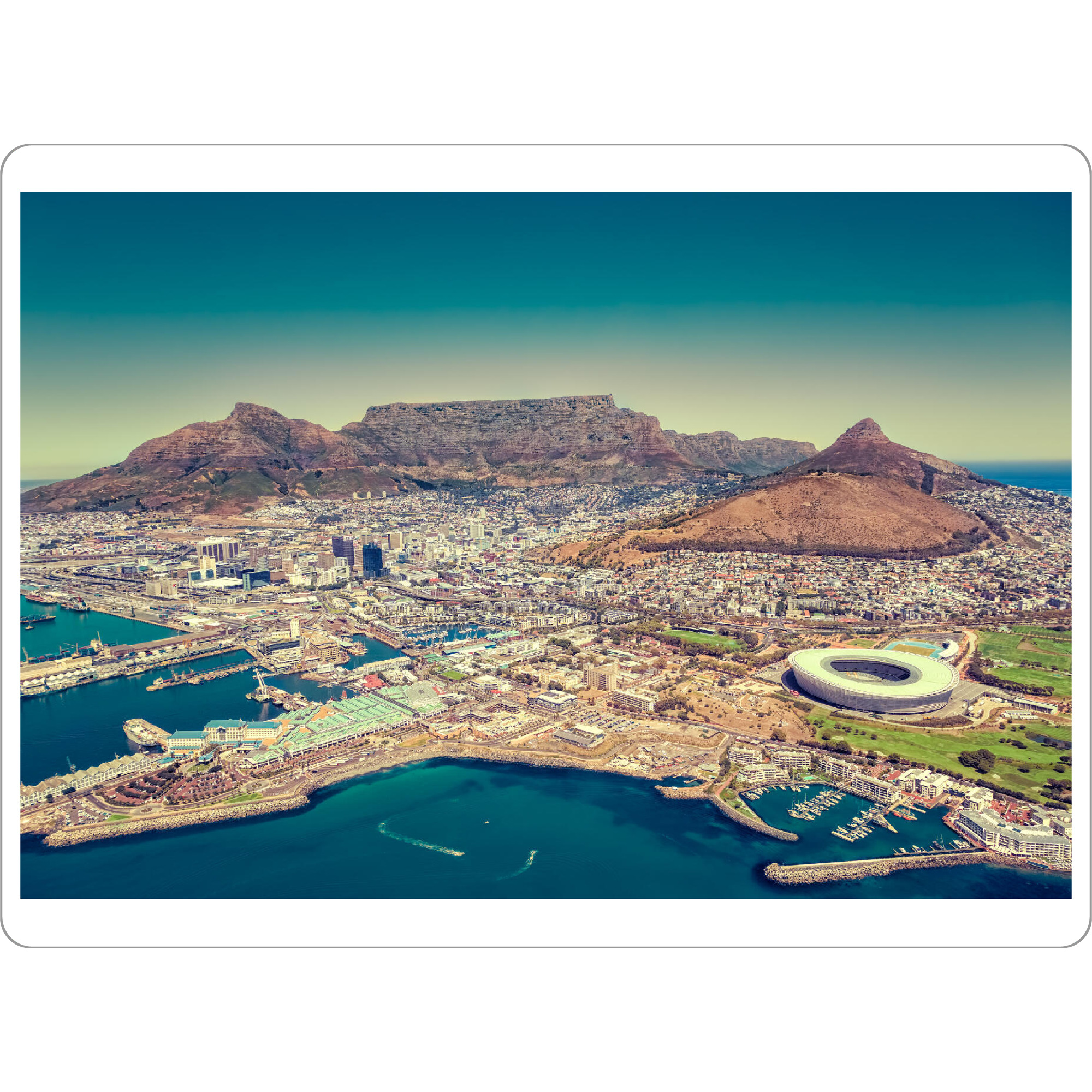 Tischset "Kapstadt - Südafrika" artboxONE - Städte,Reise / Afrika