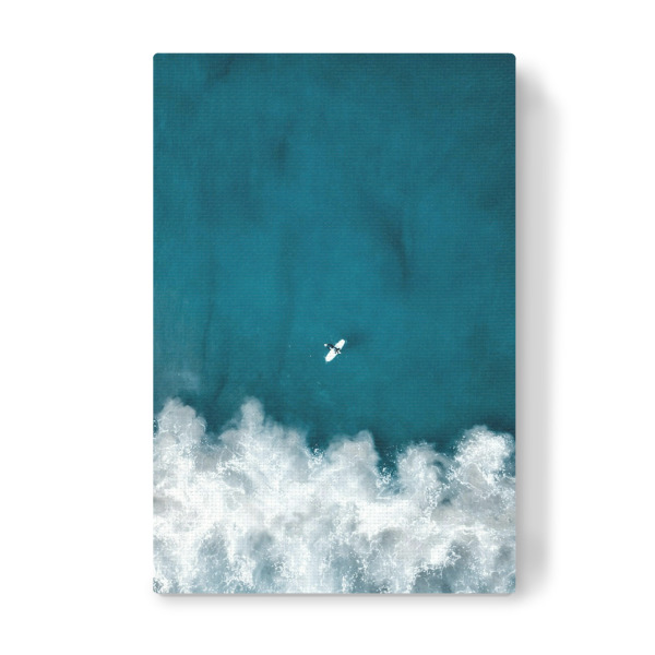 Leinwandbild "Surfer im Meer" artboxONE - Natur,Reise / Strand und Meer