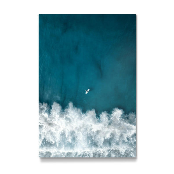 Galerie-Print "Surfer im Meer" 30x20 cm artboxONE