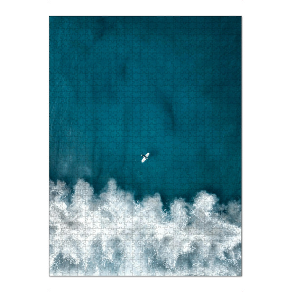 Puzzle Ravensburger "Surfer im Meer" artboxONE - Natur,Reise / Strand und Meer