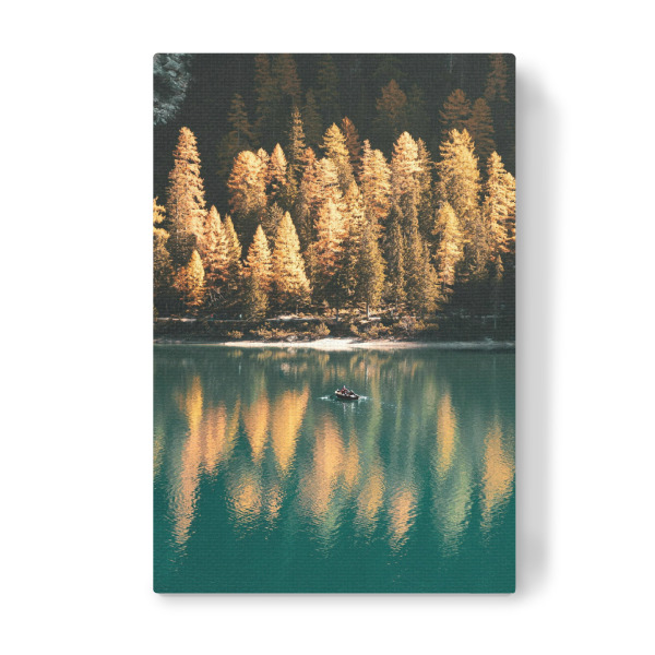 Leinwandbild "Ruderboot im See" artboxONE - Natur