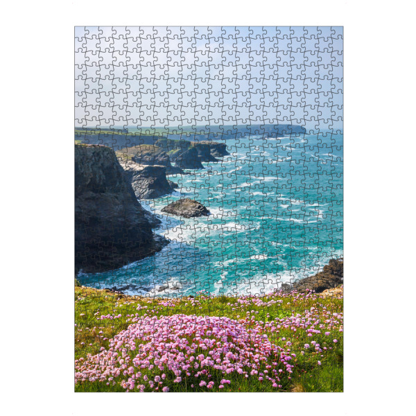 artboxONE Puzzle "Frühling an Cornwalls Küste" artboxONE - Natur,Reise / Strand und Meer,Reise / Länder