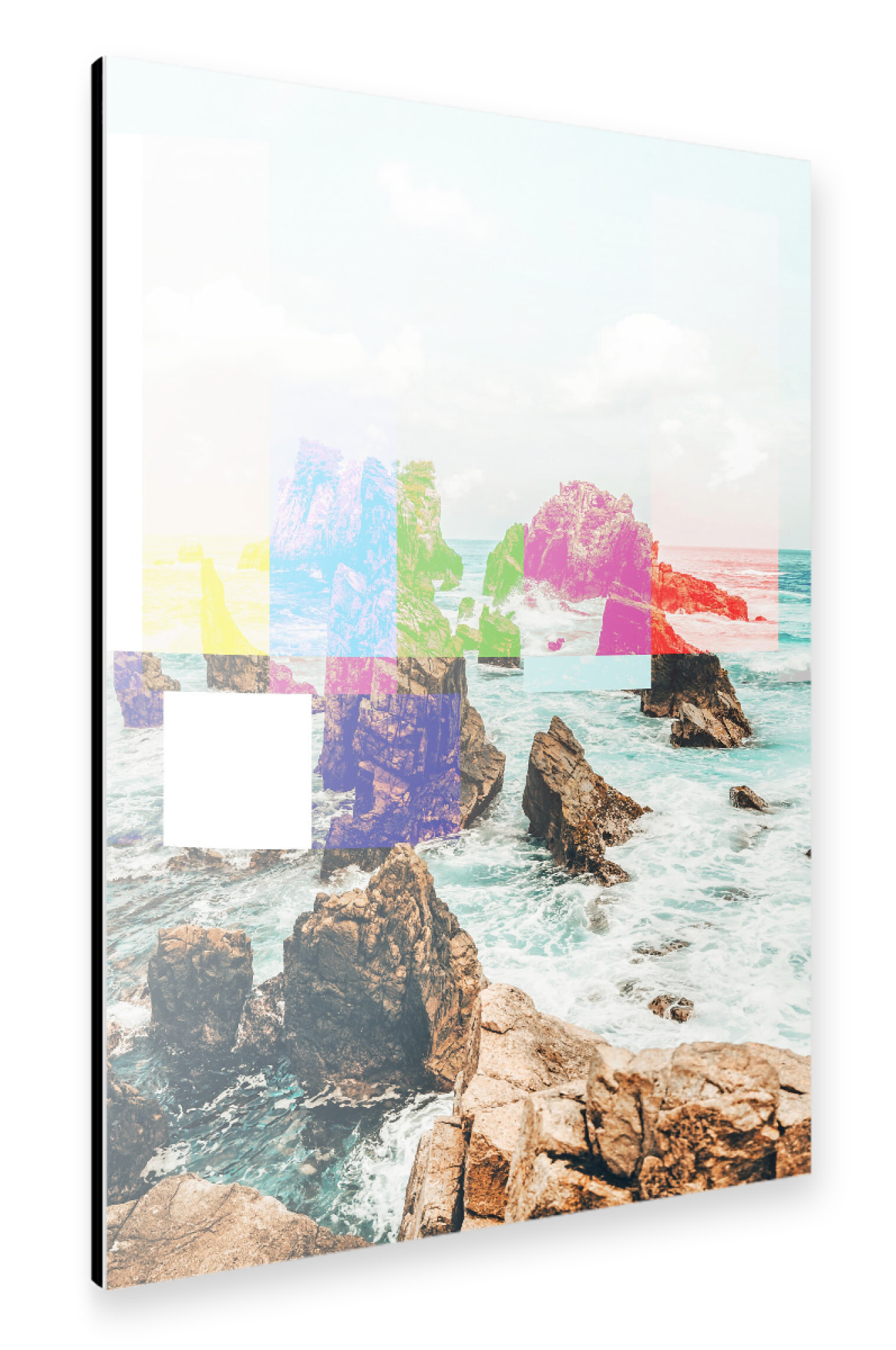 Alu-Dibond "Virtual Sky Glitch" 75x50 cm artboxONE