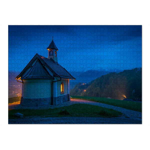 Puzzle Ravensburger "Berchtesgaden am Abend" artboxONE - Natur,Architektur