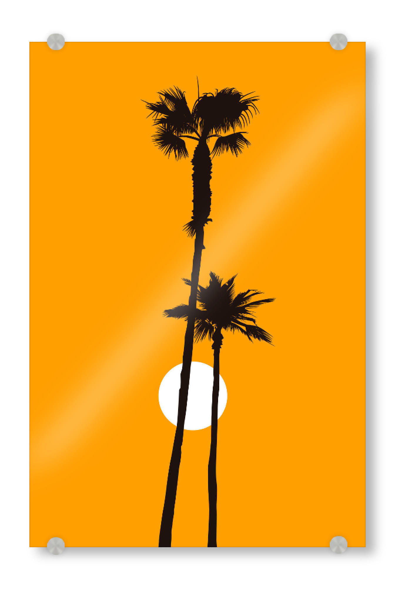Acrylglasbild "Paradise Sunset" artboxONE - Natur,Reise,Abstrakt,Reise / Strand und Meer