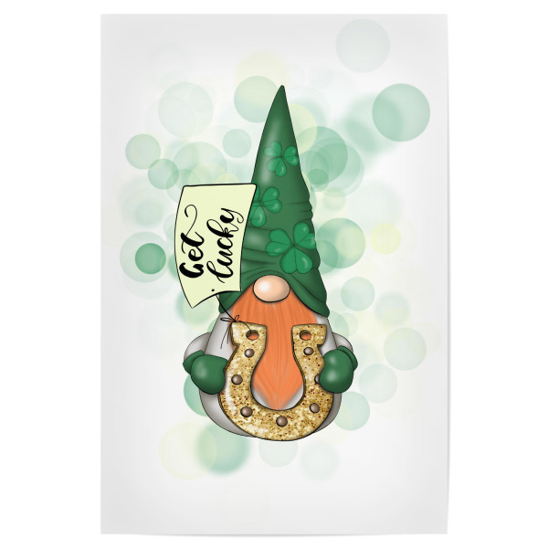 Poster 30x20 cm "Get Lucky Gnome St.Patricks Day" artboxONE - Comic,Festivals,Lustig