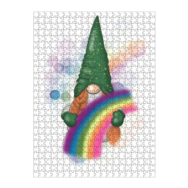 Puzzle Ravensburger "March Gnome With Rainbow" artboxONE - Für Kinder,Comic,Festivals,Lustig