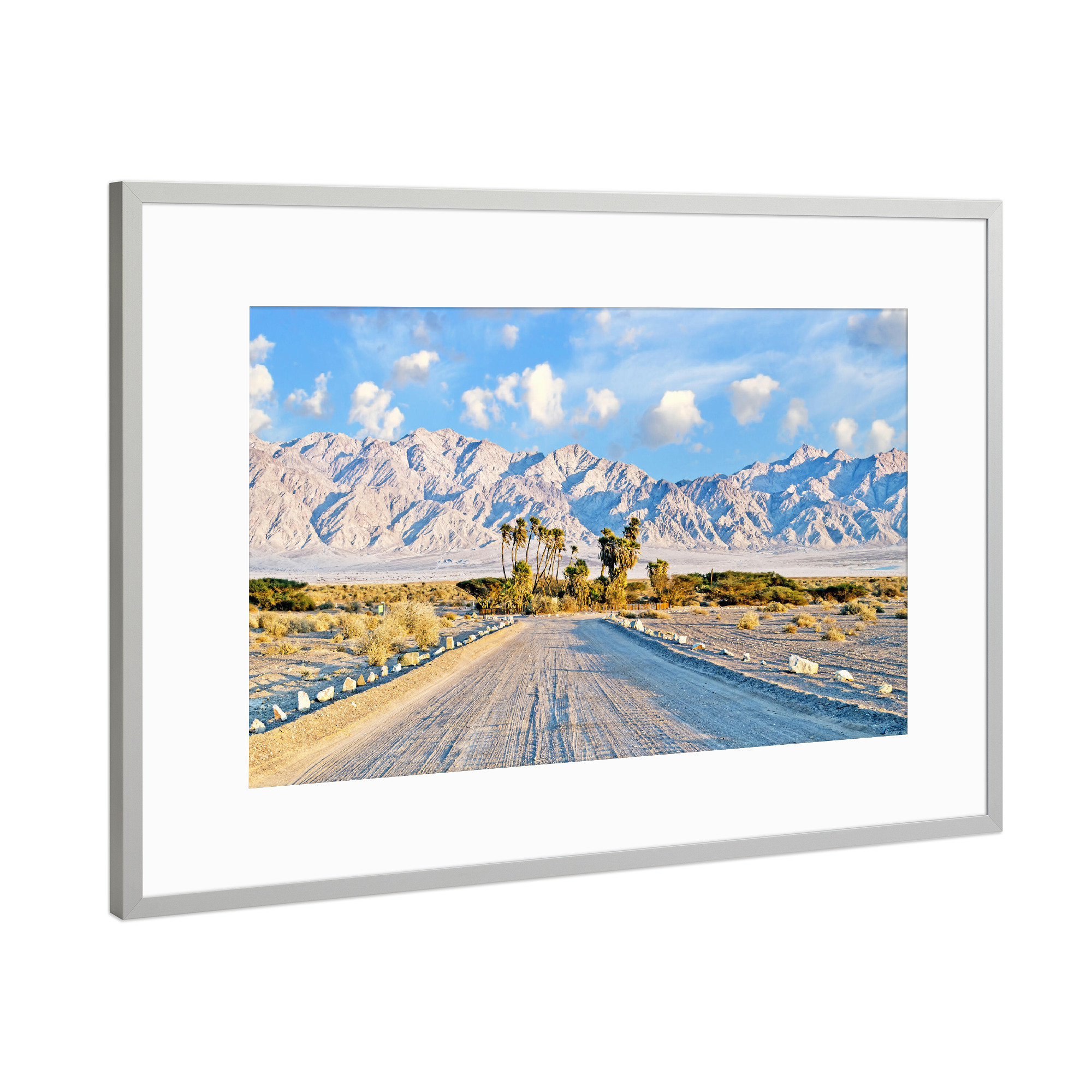 Poster mit Rahmen Silber "Summer Scenic" artboxONE - Natur
