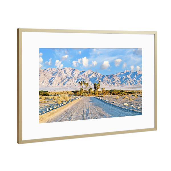 Poster mit Rahmen Gold "Summer Scenic" artboxONE - Natur