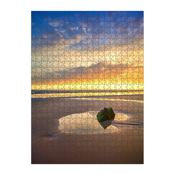 artboxONE Puzzle "Ruhige Abendstimmung am Strand" artboxONE - Natur,Reise / Strand und Meer
