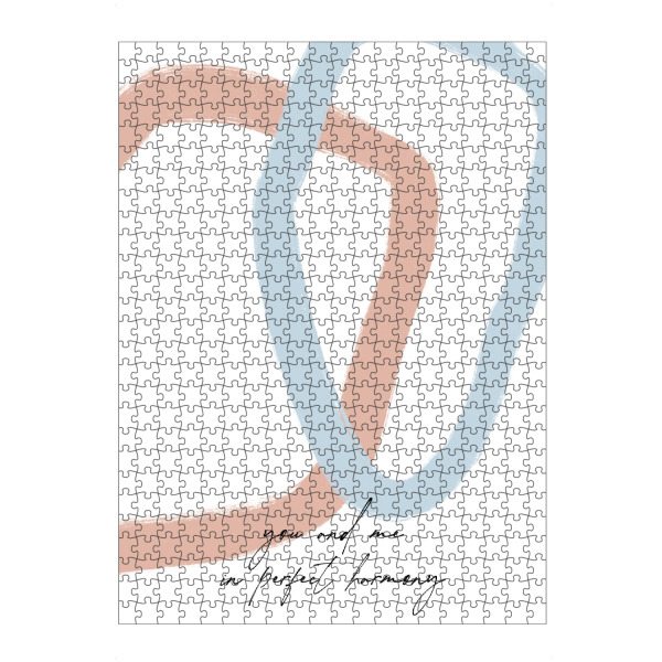 artboxONE Puzzle "You and Me in Perfect Harmony" artboxONE - Typografie,Abstrakt