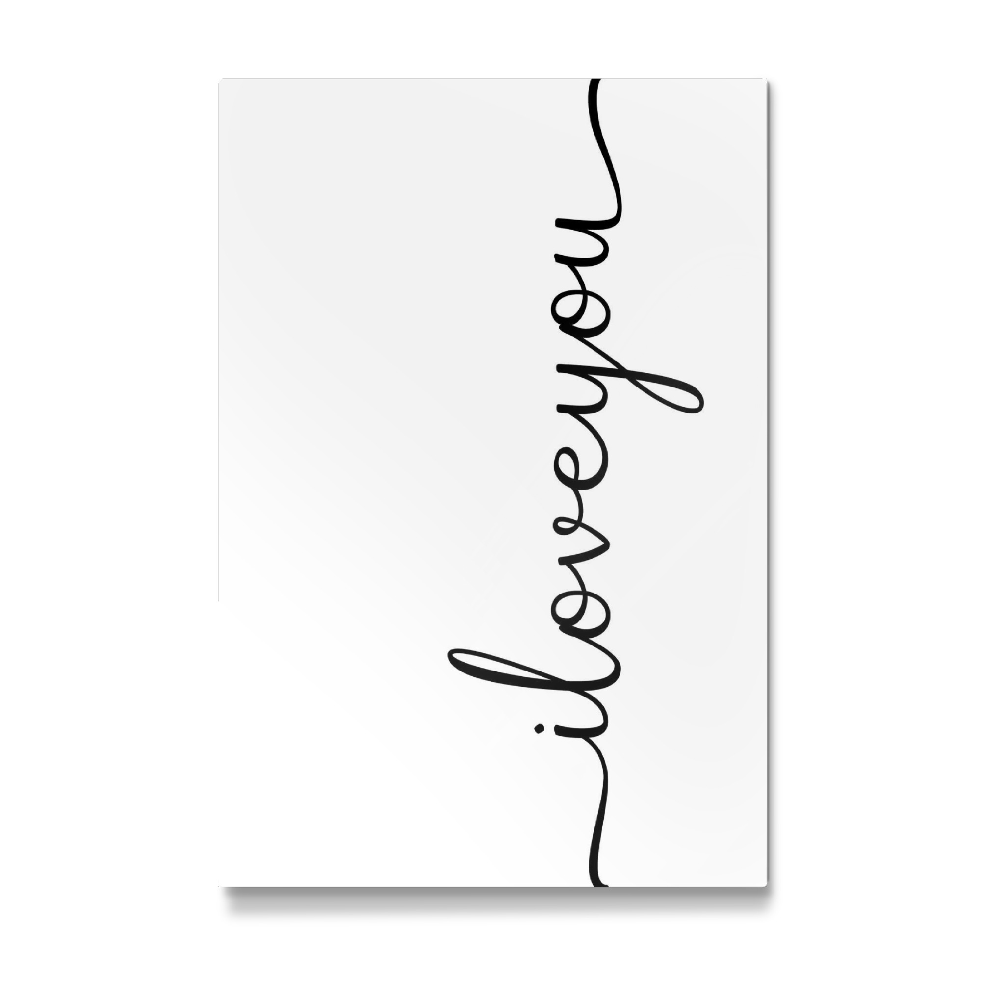 Galerie-Print "I love You Minimal" 75x50 cm artboxONE