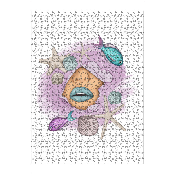 artboxONE Puzzle "Girl Mermaid" artboxONE - Tiere,Menschen,Lustig