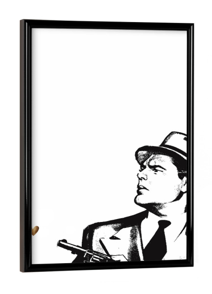 Poster mit schwarzem Rahmen "Don ́t You Dare!" artboxONE - Abstrakt,Menschen,Liebe,Lustig