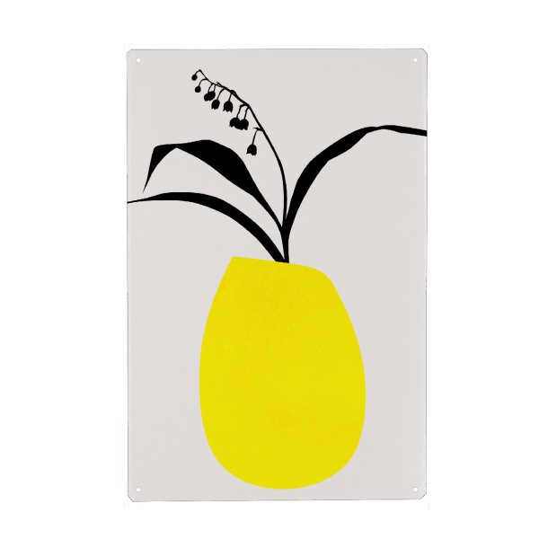 Holzbild "Scandinavian Water Lilies" artboxONE - Natur,Floral,Abstrakt